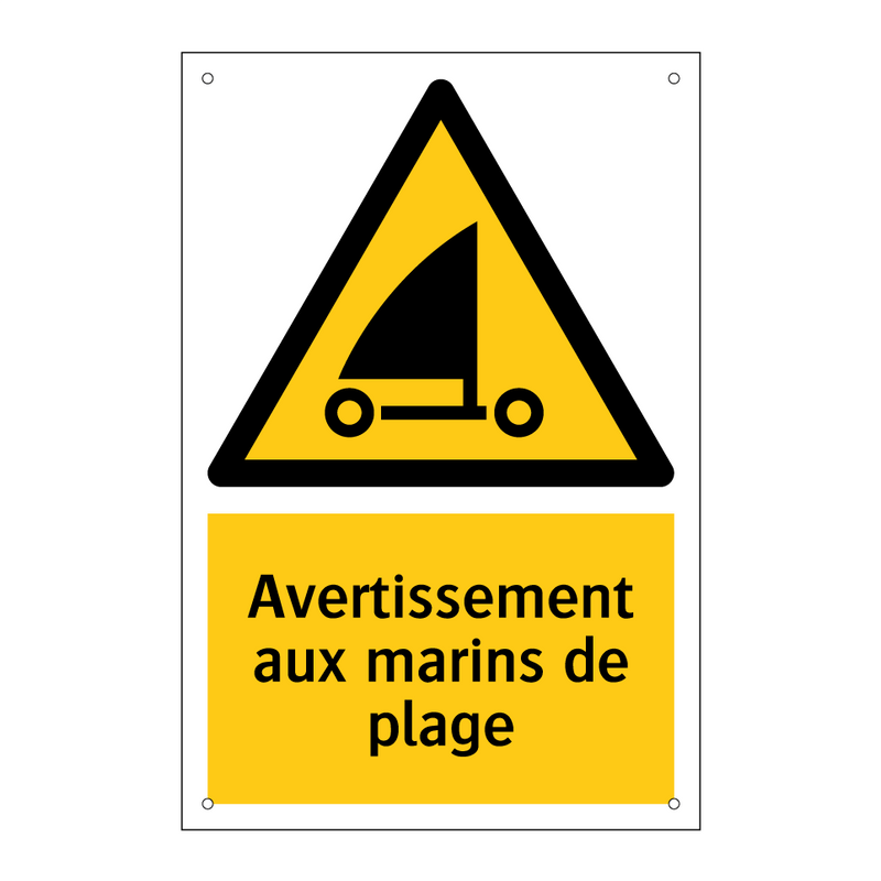 Avertissement aux marins de plage