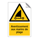 Avertissement aux marins de plage