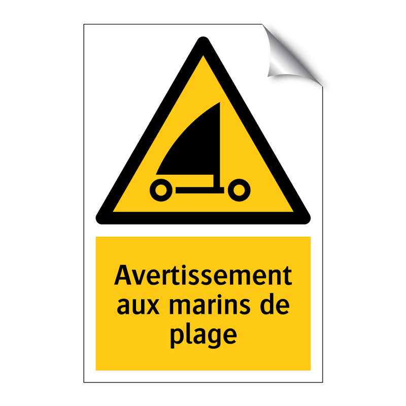 Avertissement aux marins de plage