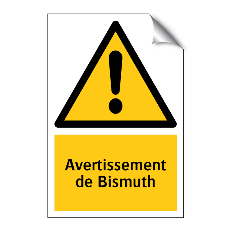Avertissement de Bismuth