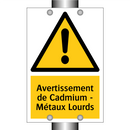 Avertissement de Cadmium - Métaux Lourds