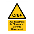Avertissement de Chromate - Chrome Hexavalent
