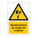 Avertissement de risque de coupure