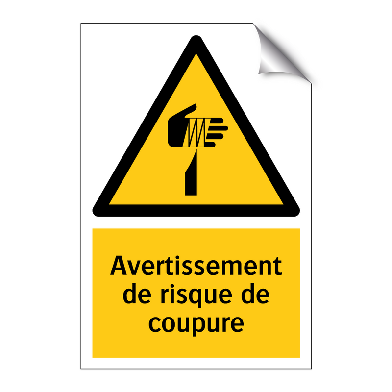 Avertissement de risque de coupure