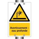 Avertissement : eau profonde
