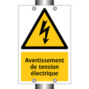 Avertissement de tension électrique