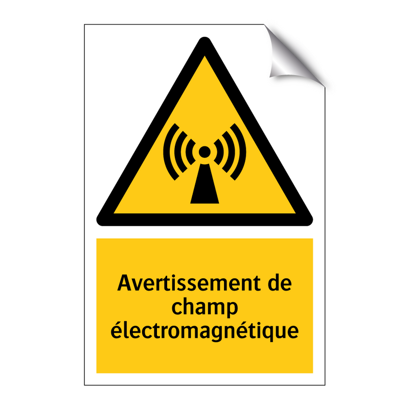 Avertissement de champ électromagnétique