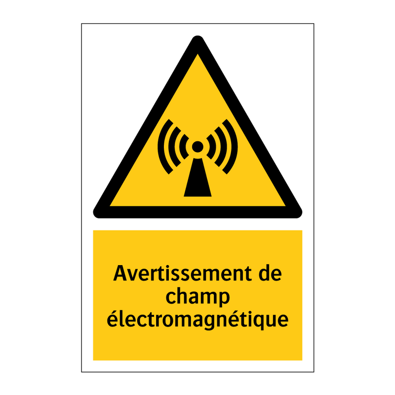 Avertissement de champ électromagnétique