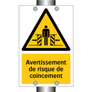 Avertissement de risque de coincement