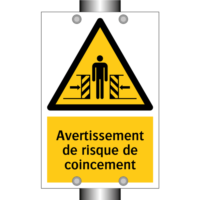 Avertissement de risque de coincement