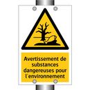 Avertissement de substances dangereuses pour l'environnement