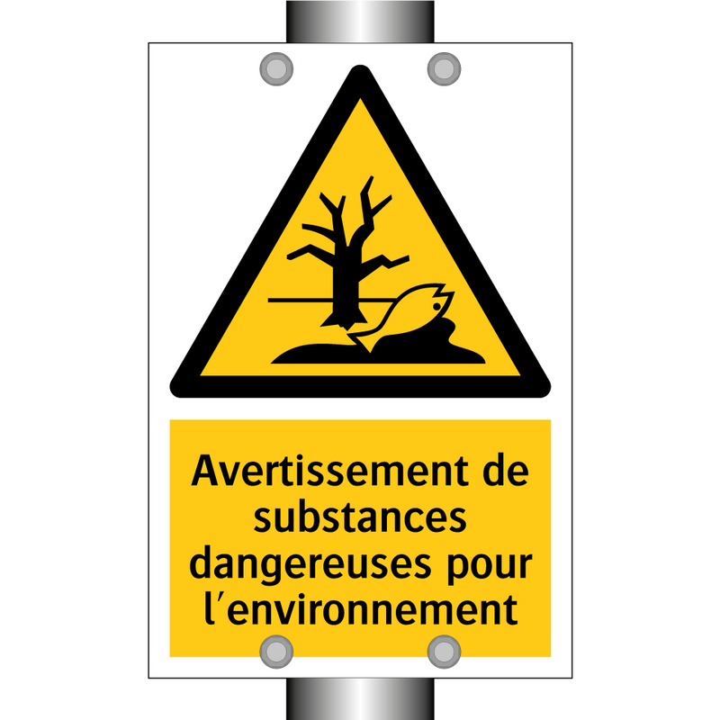 Avertissement de substances dangereuses pour l'environnement