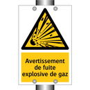 Avertissement de fuite explosive de gaz