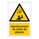 Avertissement de chute de glaçons