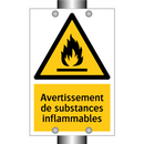 Avertissement de substances inflammables