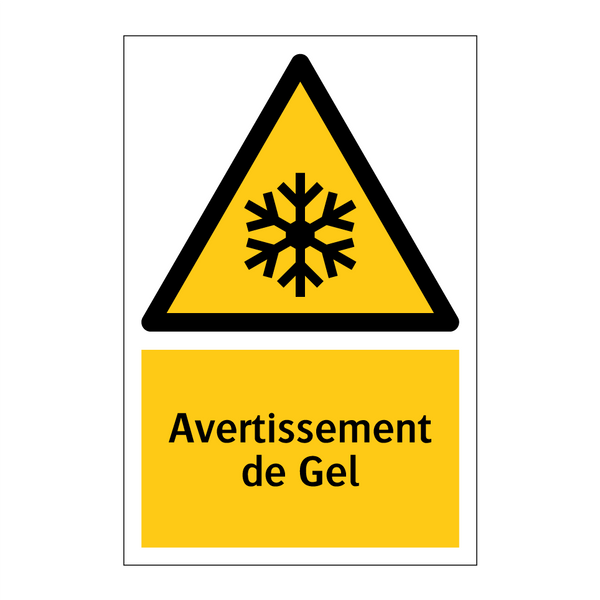 Avertissement de Gel
