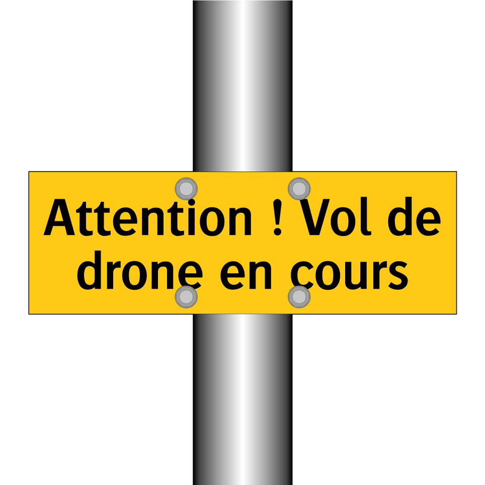 Attention ! Vol de drone en cours