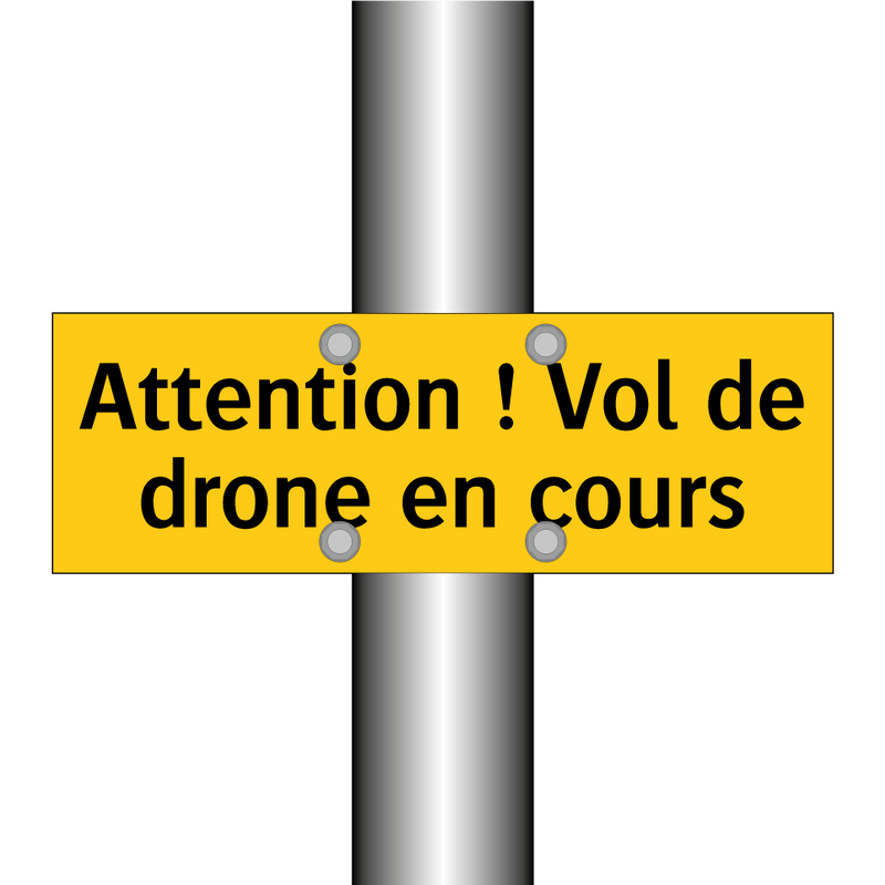 Attention ! Vol de drone en cours