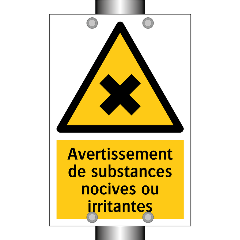 Avertissement de substances nocives ou irritantes