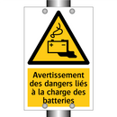 Avertissement des dangers liés à la charge des batteries