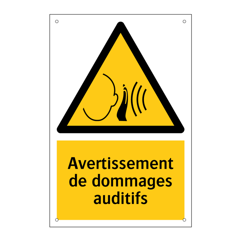 Avertissement de dommages auditifs