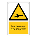 Avertissement d'hélicoptères