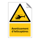 Avertissement d'hélicoptères