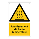 Avertissement de haute température