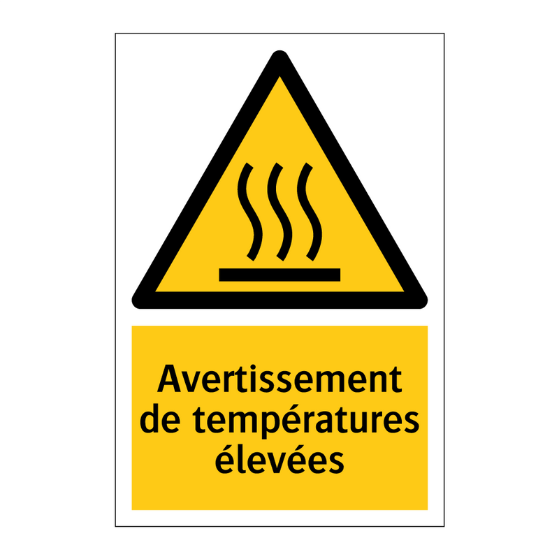 Avertissement de températures élevées