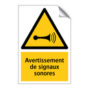 Avertissement de signaux sonores