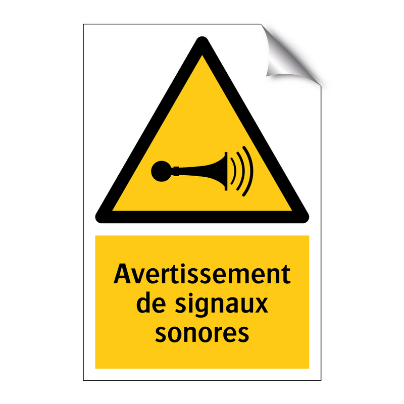 Avertissement de signaux sonores