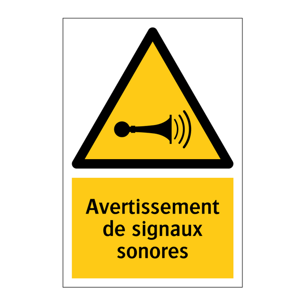 Avertissement de signaux sonores