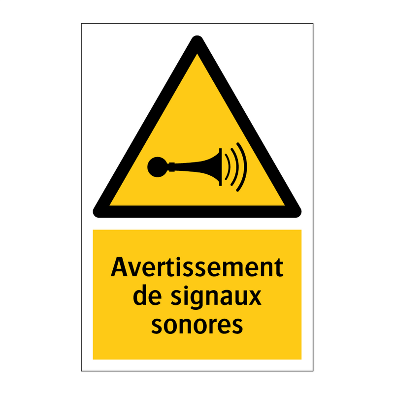 Avertissement de signaux sonores