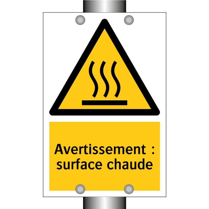 Avertissement : surface chaude