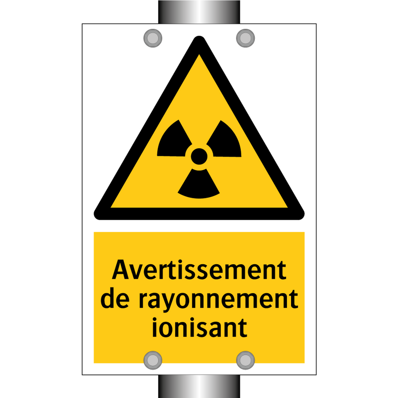 Avertissement de rayonnement ionisant