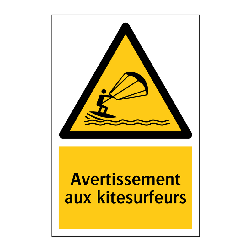 Avertissement aux kitesurfeurs