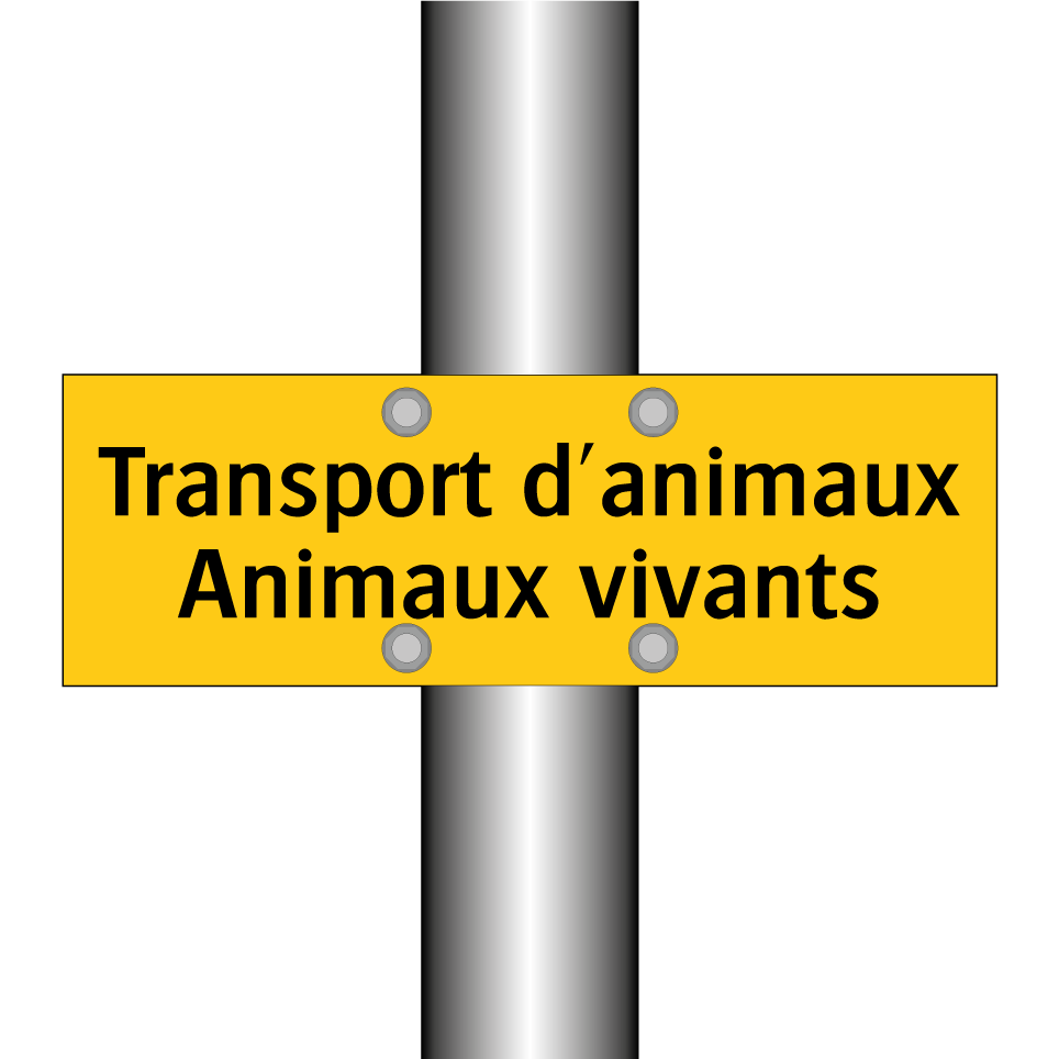 Transport d'animaux Animaux vivants