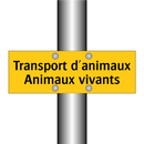 Transport d'animaux Animaux vivants
