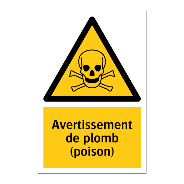 Avertissement de plomb (poison)