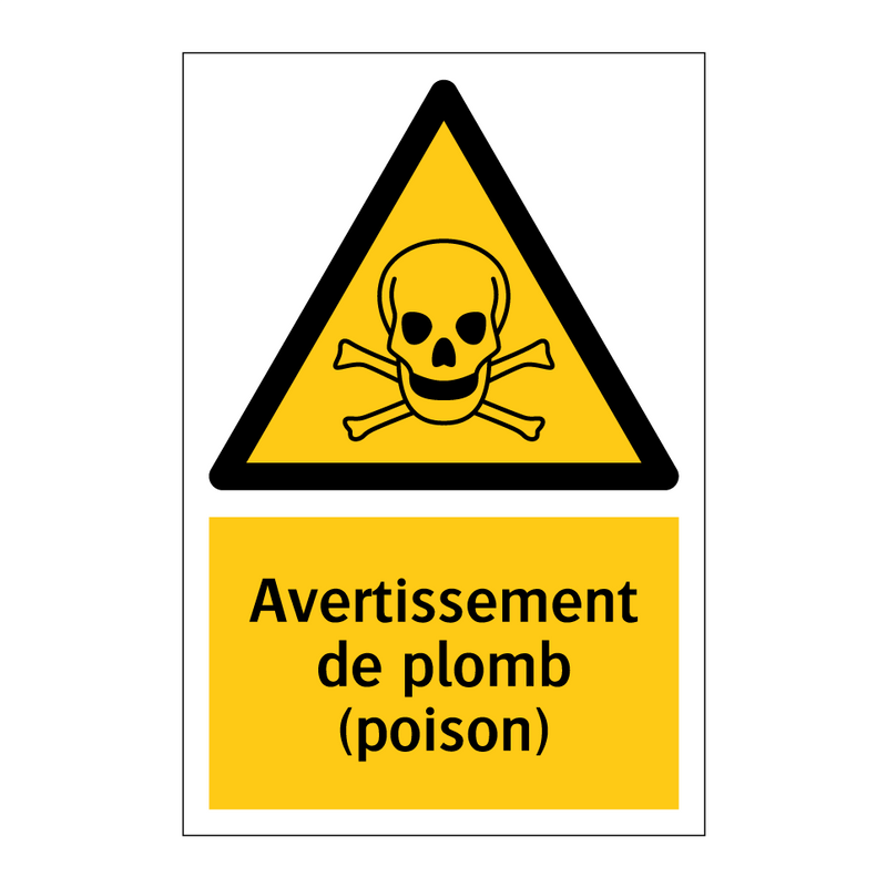 Avertissement de plomb (poison)