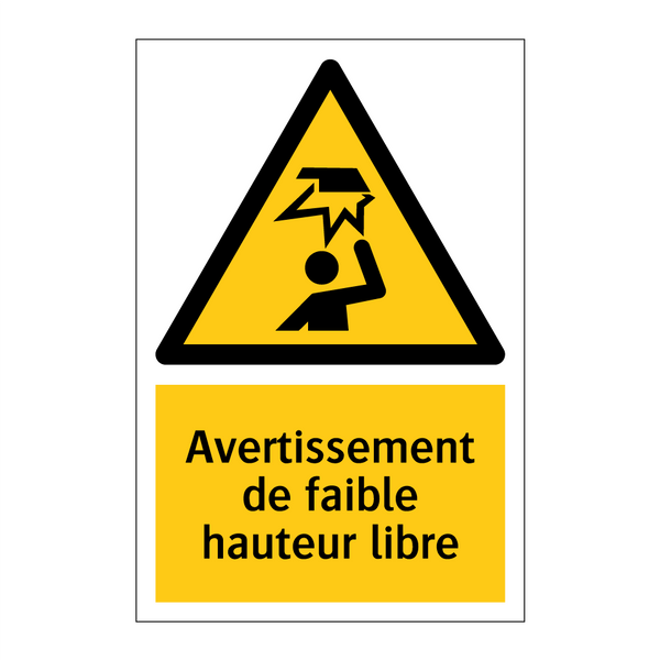 Avertissement de faible hauteur libre