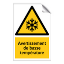 Avertissement de basse température