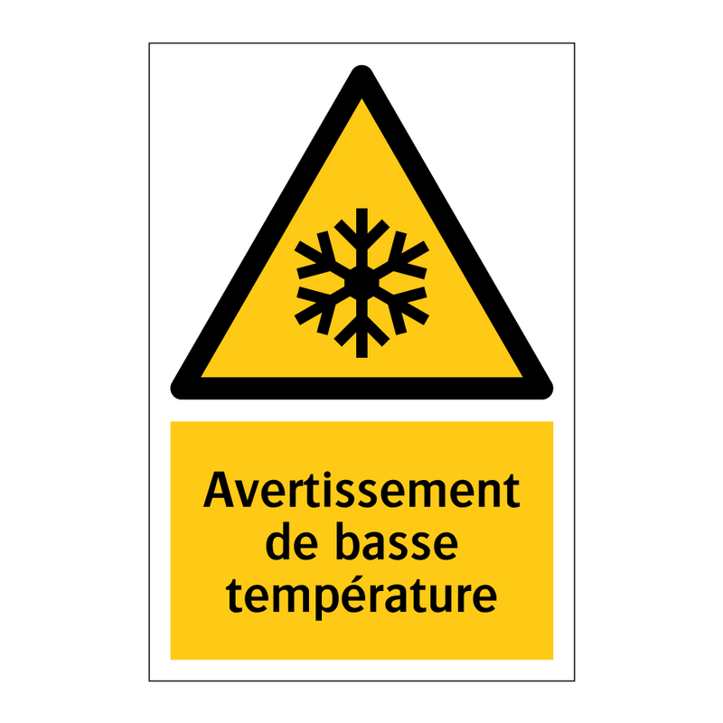 Avertissement de basse température