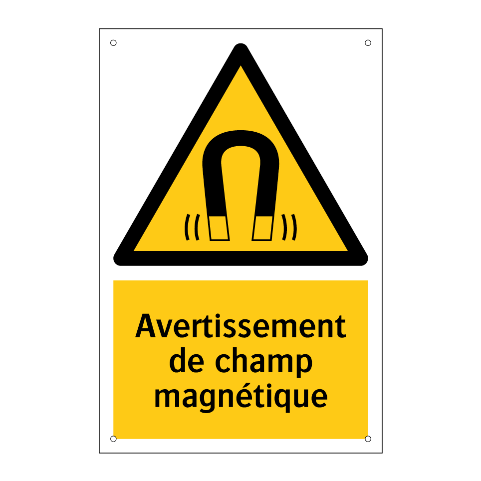 Avertissement de champ magnétique