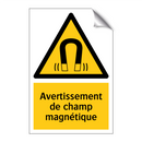 Avertissement de champ magnétique
