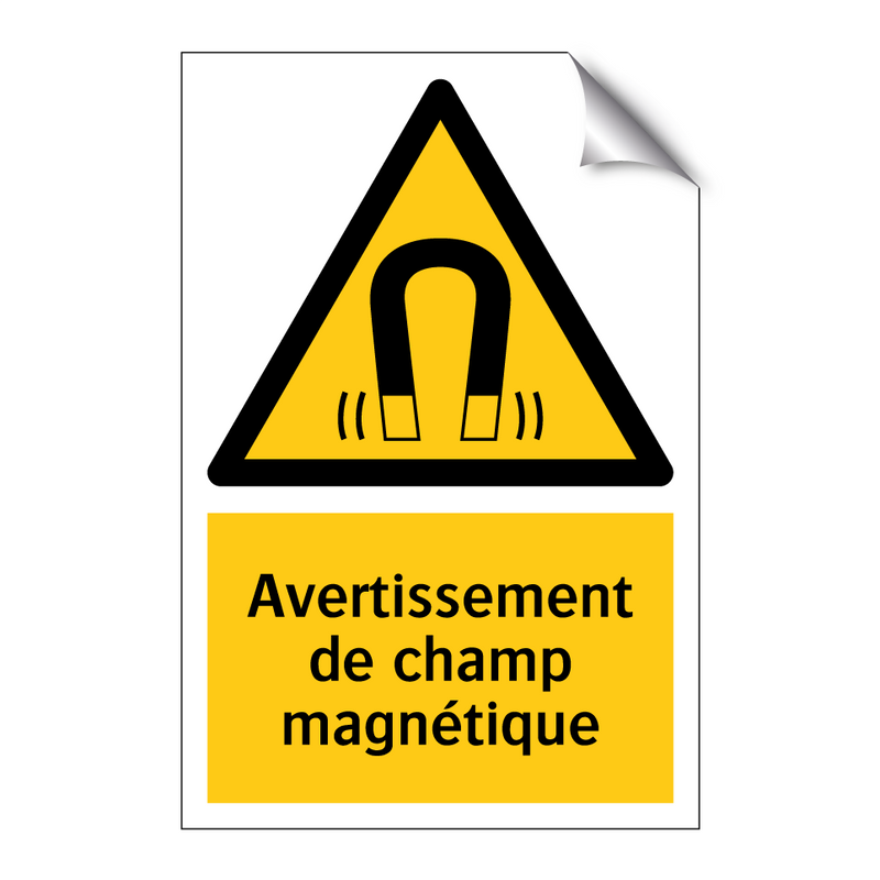 Avertissement de champ magnétique