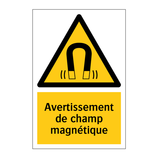 Avertissement de champ magnétique
