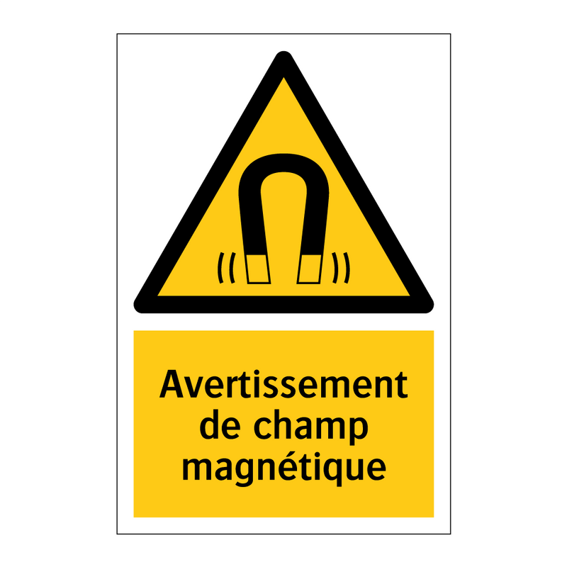 Avertissement de champ magnétique
