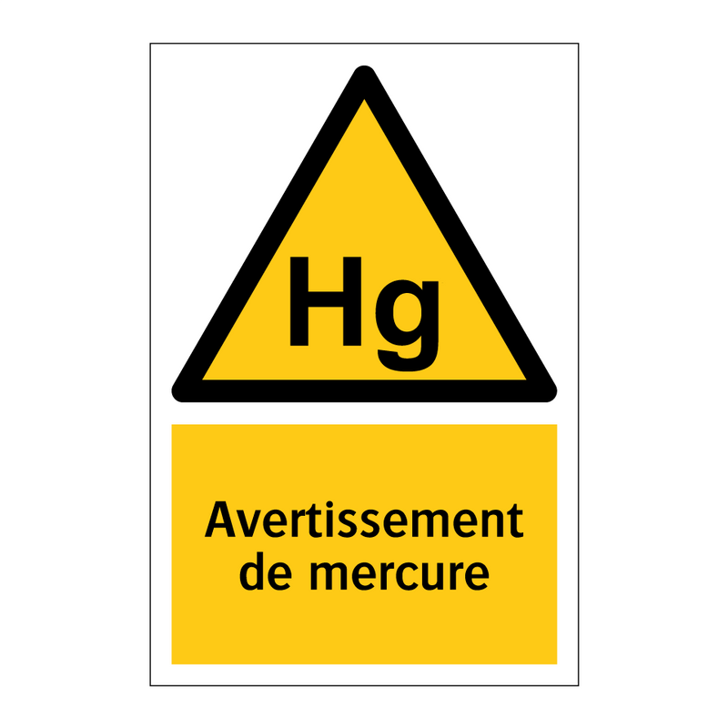 Avertissement de mercure