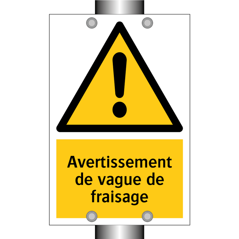 Avertissement de vague de fraisage